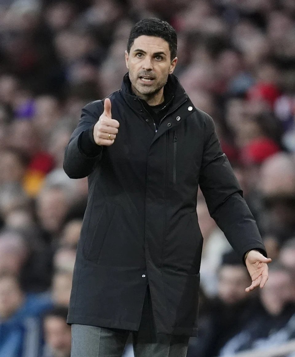 Mikel Arteta has hit back at criticism of his team’s tactics from set-pieces (PA Wire)