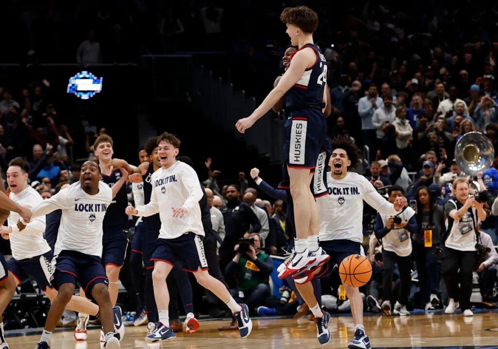 UConn’s Braylon Mullins sends Huskies to Final Four with miracle 3-pointer