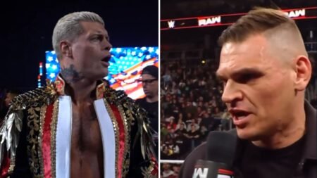 Gunther breaks WWE character for Cody Rhodes
