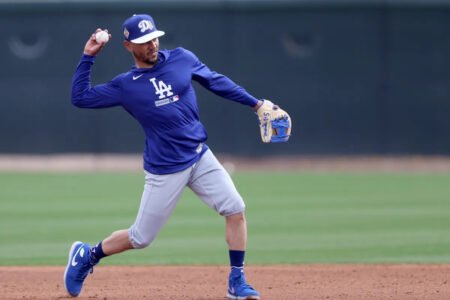 Dodgers vs. Angels spring training game roster
