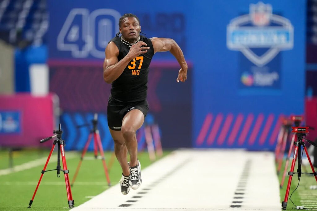 Bills GM Brandon Beane jokes about Carnell Tate’s 40-yard dash time