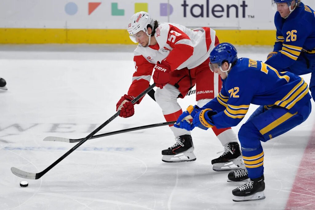 Red Wings snap 2-game skid, beat Sabres 5-2