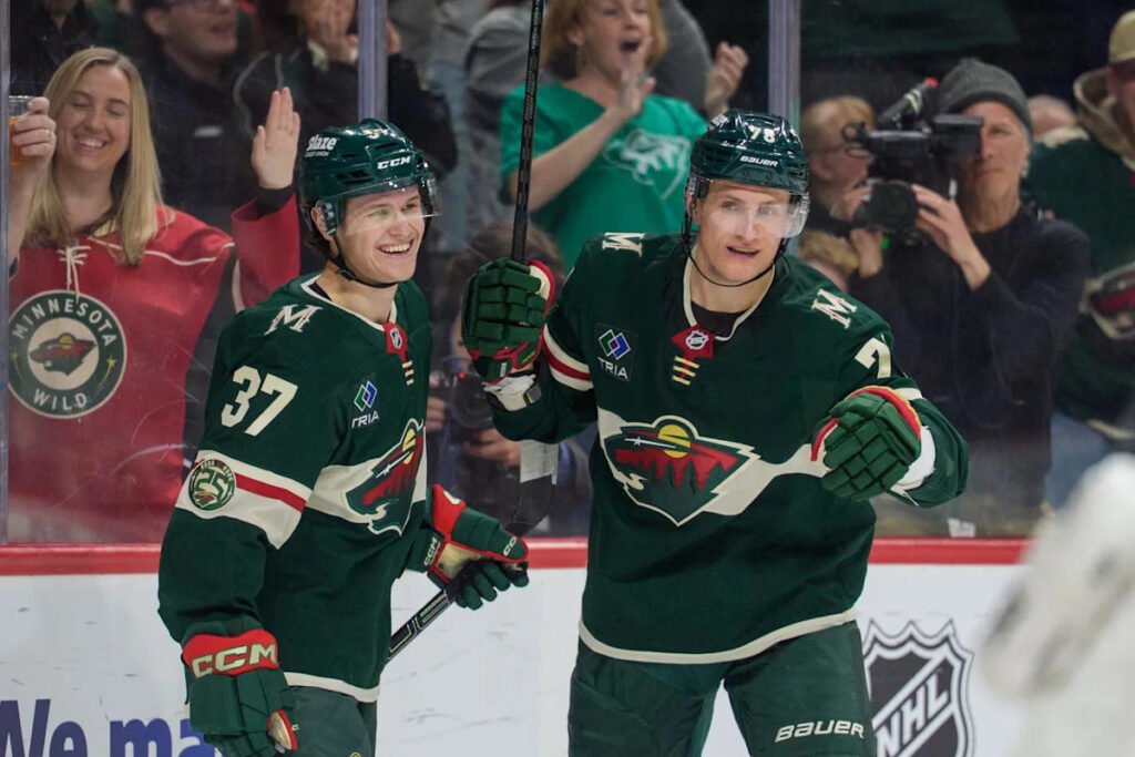 ‘It’s Nice To Get The First One’: Wild’s Hunter Haight Records First NHL Point