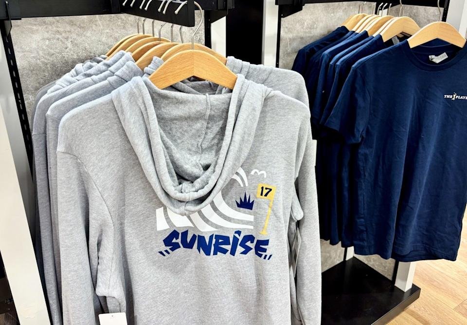 The PGA Tour Fan Shop, located within the Players Championship Stadium Village, carries items from First Coast retailers such as the Sunrise Surf Shop.