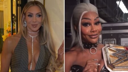 WWE champion Jade Cargill breaks character for Charlotte Flair