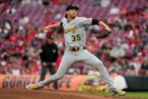 Chase Burns notches 1st major league win in Reds’ 2-0 victory over Pirates