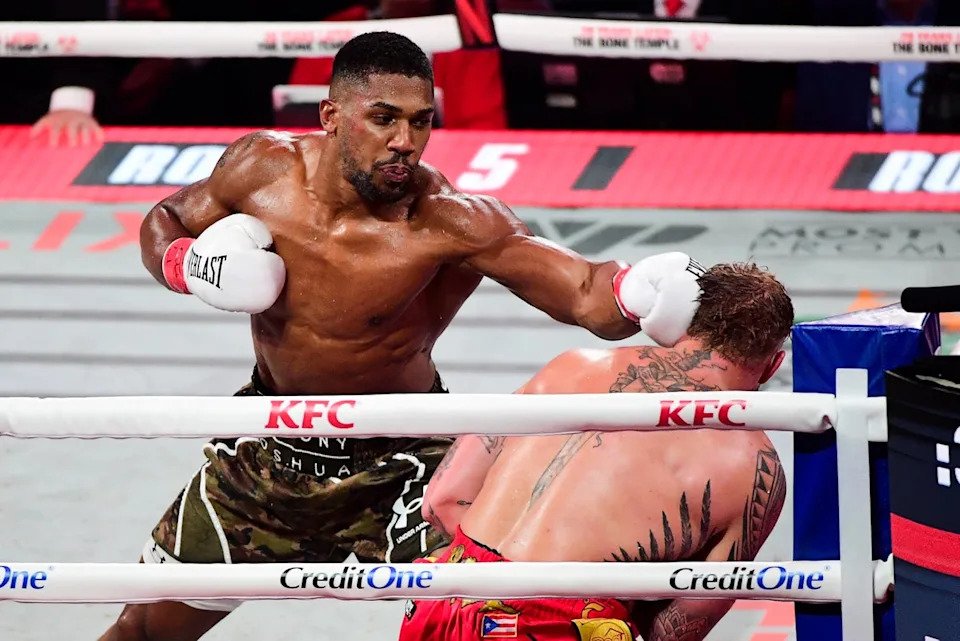 Joshua stopped Jake Paul in six rounds in December (PA Wire)