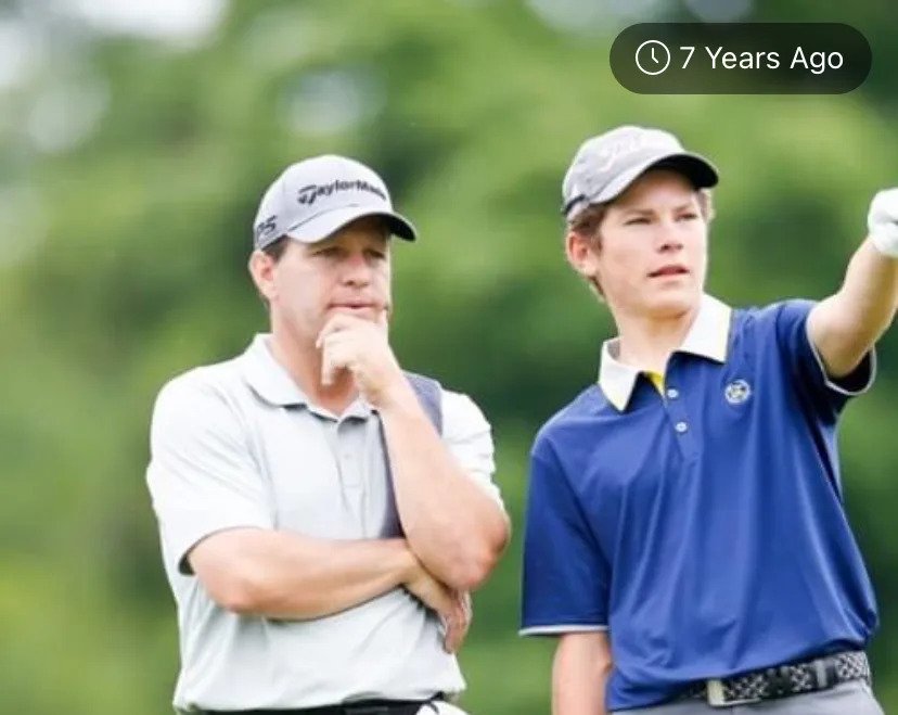 As swing coach for Michael Brennan, PGA pro Adam Harrell often caddied for Brennan during his junior and amateur career.