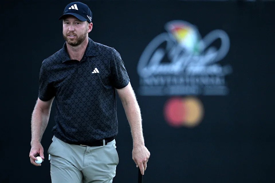 Daniel Berger of the United States after putting on the 14th green during the third round of the Arnold Palmer Invitational presented by Mastercard 2026 at Arnold Palmer Bay Hill Golf Course on March 07, 2026 in Orlando, Florida.