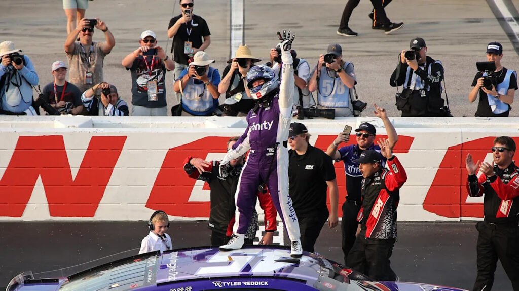 Tyler Reddick wins at Darlington in 4th NASCAR win this season for Michael Jordan’s team