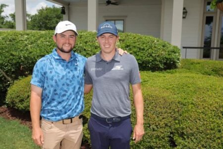 Matt Fitzpatrick reacts as brother Alex wins first DP World Tour title at Indian Open