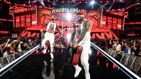 The Usos seen hanging out and partying with absent WWE Superstar who was once their rival