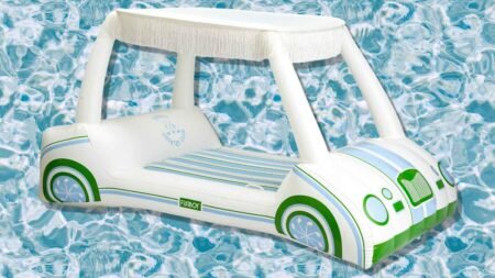 This golf cart pool float will be the star of your next party