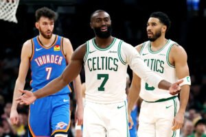 Jaylen Brown, Celtics make statement against Thunder: ‘I guess that was a little payback’