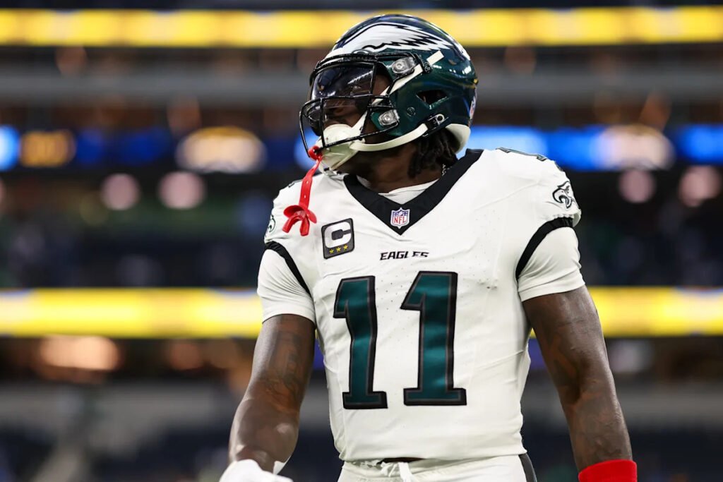 Eagles holding off on trading WR A.J. Brown for now, but Rams and Patriots remain interested: Report