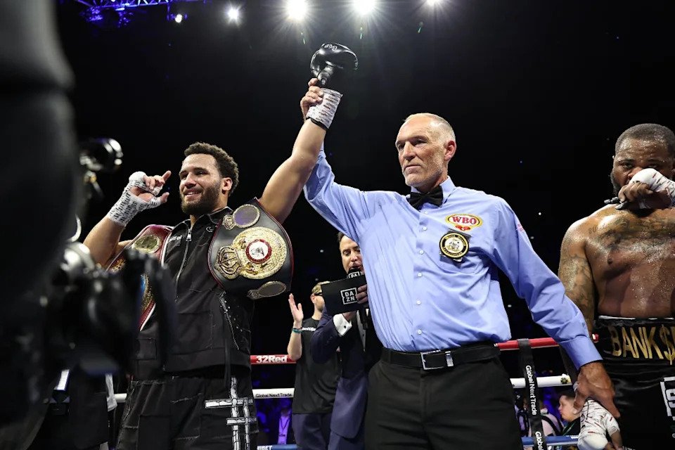 Itauma did what Anthony Joshua and Dillian Whyte could not, by stopping Franklin (Queensberry/Leigh Dawney)