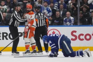 Ducks’ Gudas Suspended 5 Games For Hit On Auston Matthews