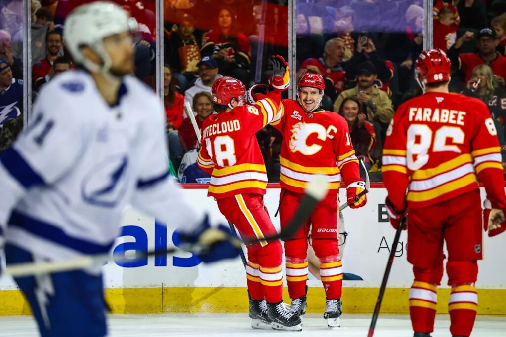 Calgary Flames Top Tampa Bay Lightning 4-3 in OT Win