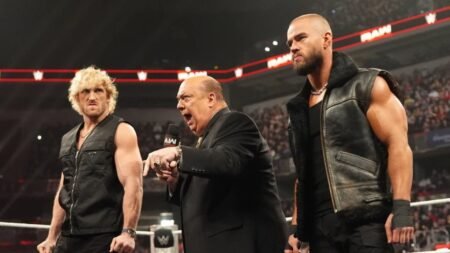 The Vision’s Austin Theory sends a cryptic message while the group finds themselves outnumbered on WWE RAW