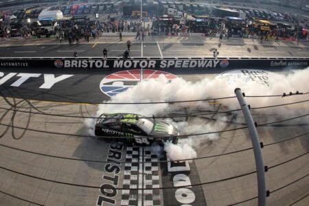Official race results: NASCAR Cup 2026 Bristol spring race