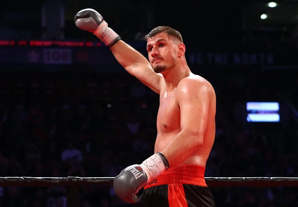 Kristian Prenga (pictured) has a 20-1 record, including 20 KO wins (Getty)