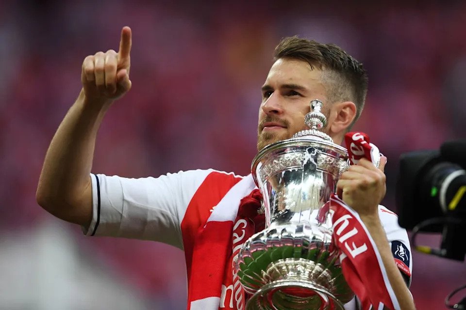 Ramsey scored the winner in two FA Cup victories for Arsenal, in 2014 and 2017 (Getty Images)