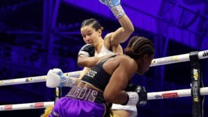 Dubois v Harper lightweight unification bout under way in London