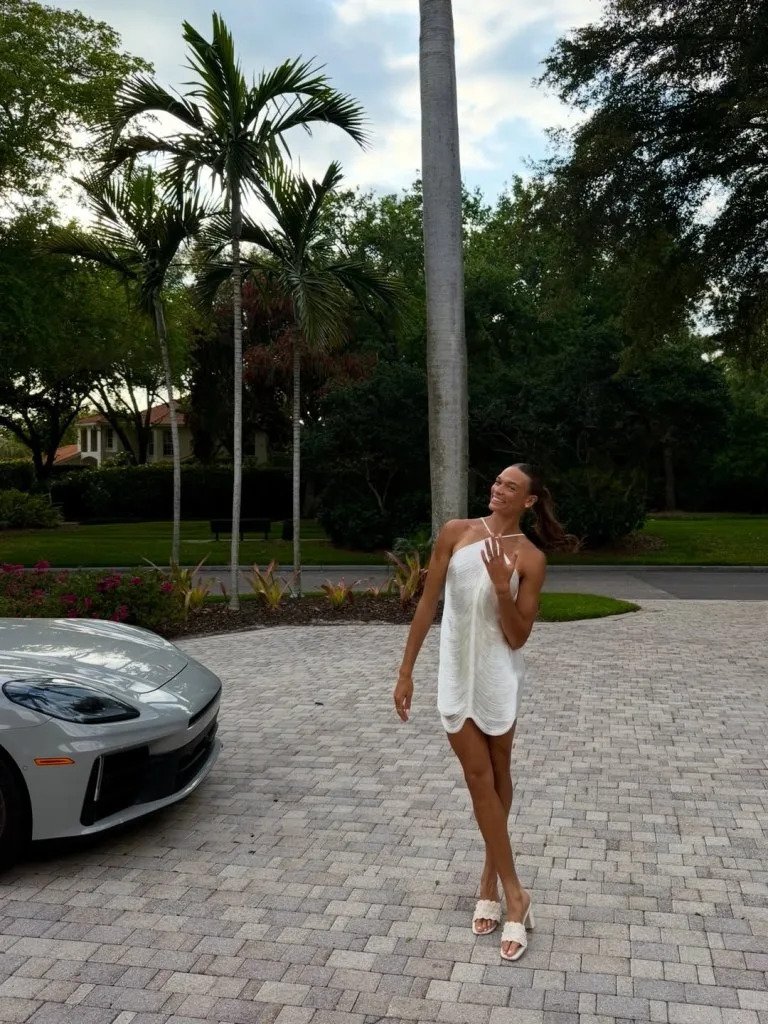 Anna Hall and Darius Slayton tied the knot. annaa.hall/instagram