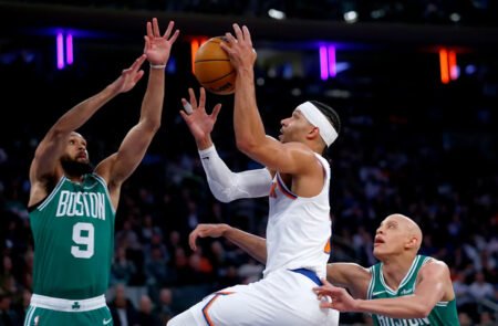 Knicks stay alive in race for No. 2 seed in East, beat Celtics in Tatum’s return to MSG