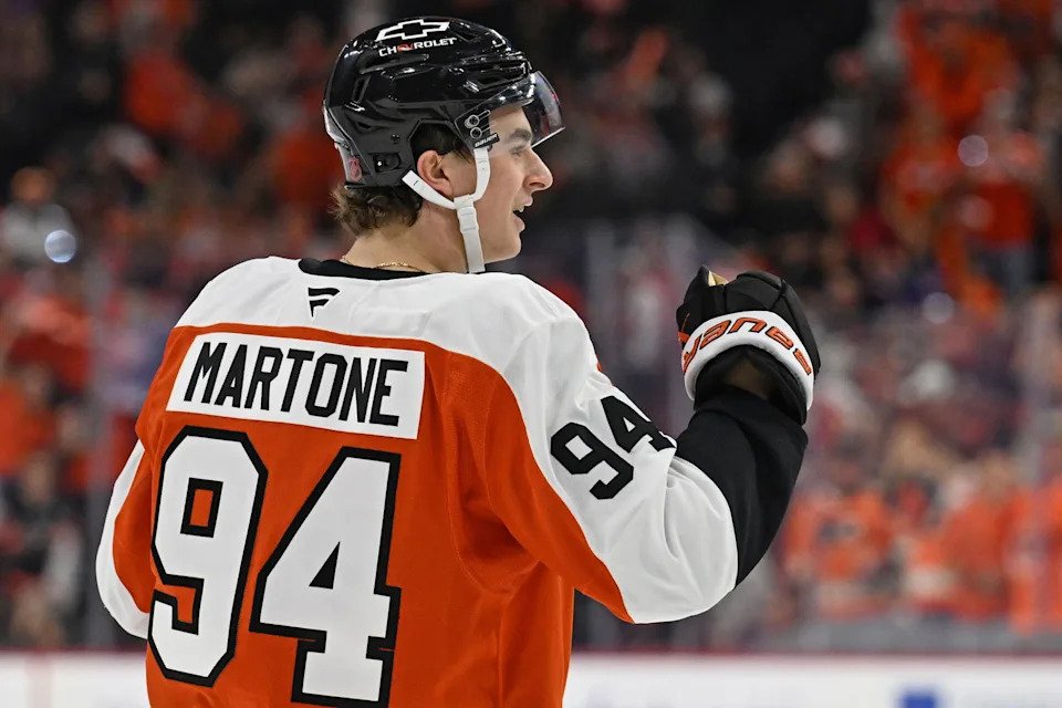 Flyers Coach Rick Tocchet Has Rave Reviews for Porter Martone