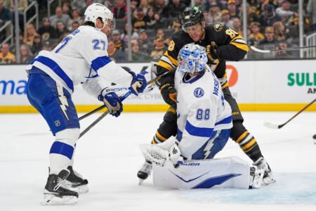 Emil Lilleberg scores late as Lightning beat Bruins 2-1, delaying Boston’s playoff clinch