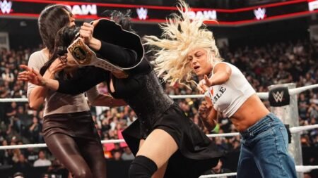 TKO Group reacts to Liv Morgan accidentally injuring Cathy Kelley on WWE RAW