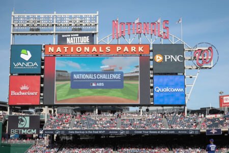 The Washington Nationals are struggling to get the hang of the new ABS challenge system