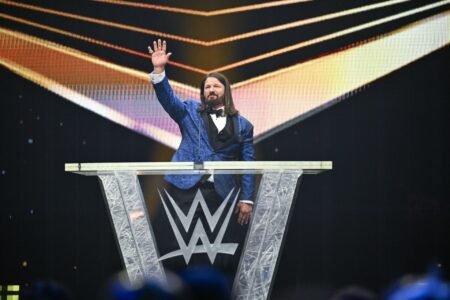 SmackDown star reacts to AJ Styles cutting short his WWE Hall of Fame speech