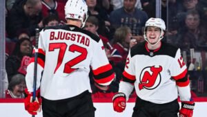 Devils rebound to blank Canadiens, 3-0, in second half of back-to-back