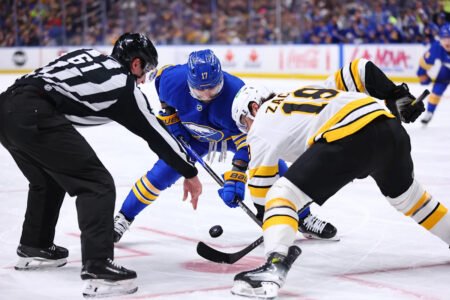 Bruins-Sabres series to begin on Sunday