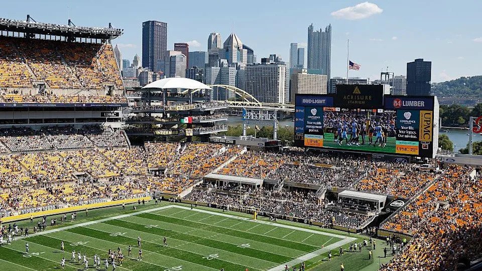 A general view of Acrisure Stadium during a game between the Seattle Seahawks and Pittsburgh Steelers in September 2025