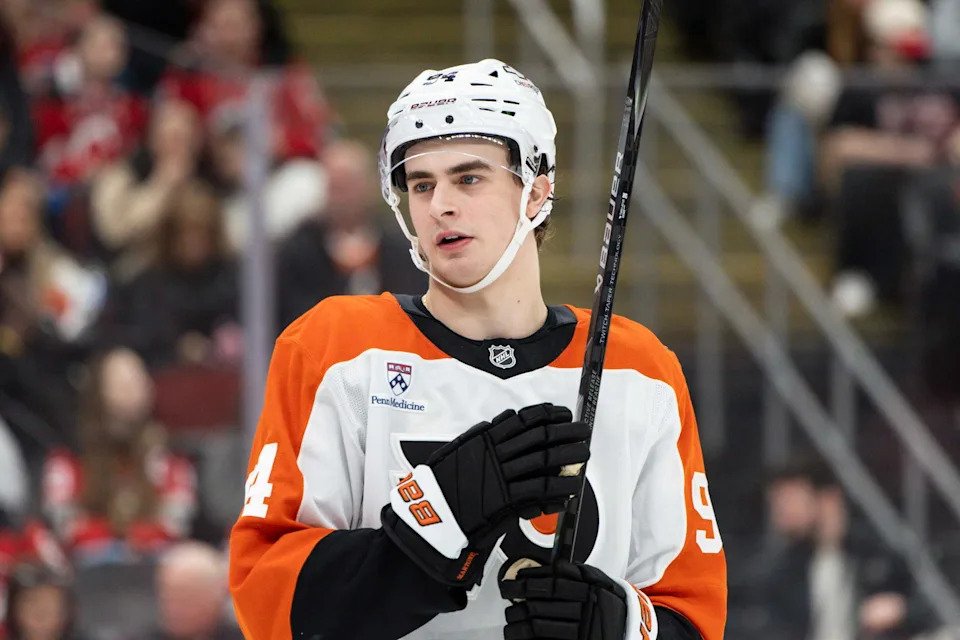 Flyers' Porter Martone Makes NHL History After Latest Big Playoff Game