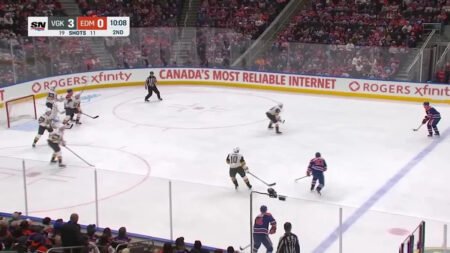 Hockey fan goes into labor, gives birth during Oilers game at Rogers Place