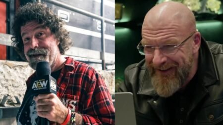 Why did Mick Foley leave WWE?