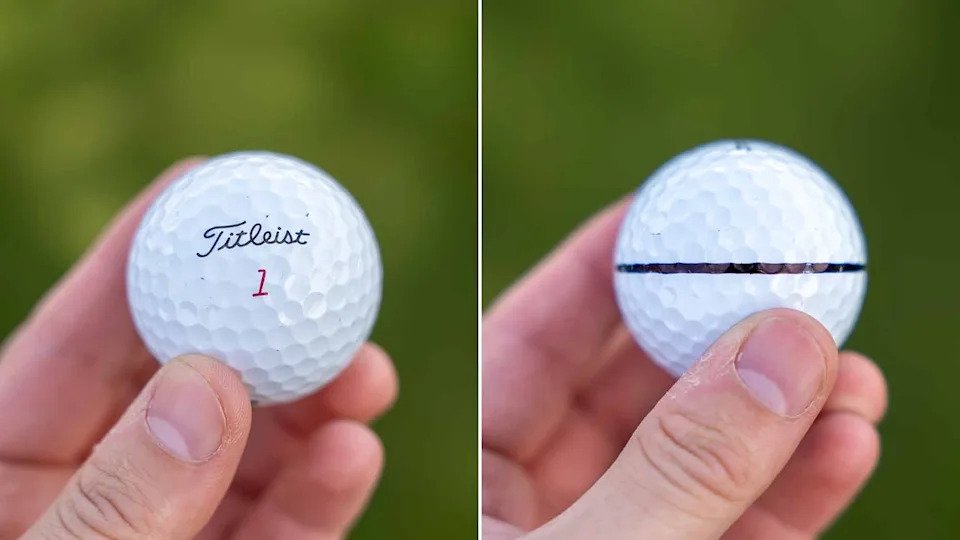 Cameron Young golf ball.