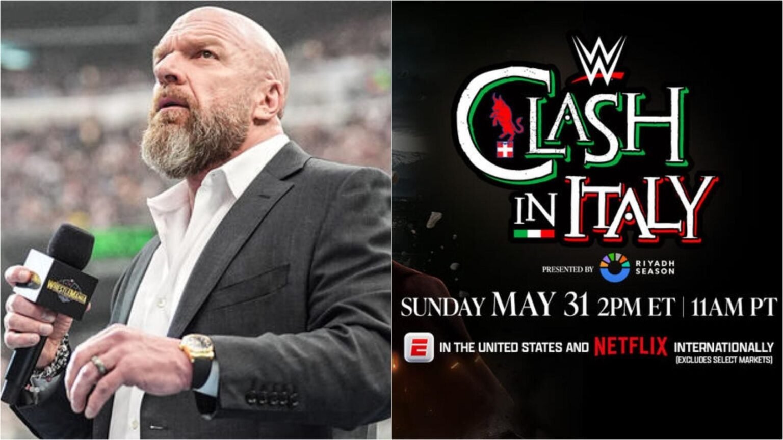 Triple H drops a bombshell announcement for WWE Clash in Italy 2026