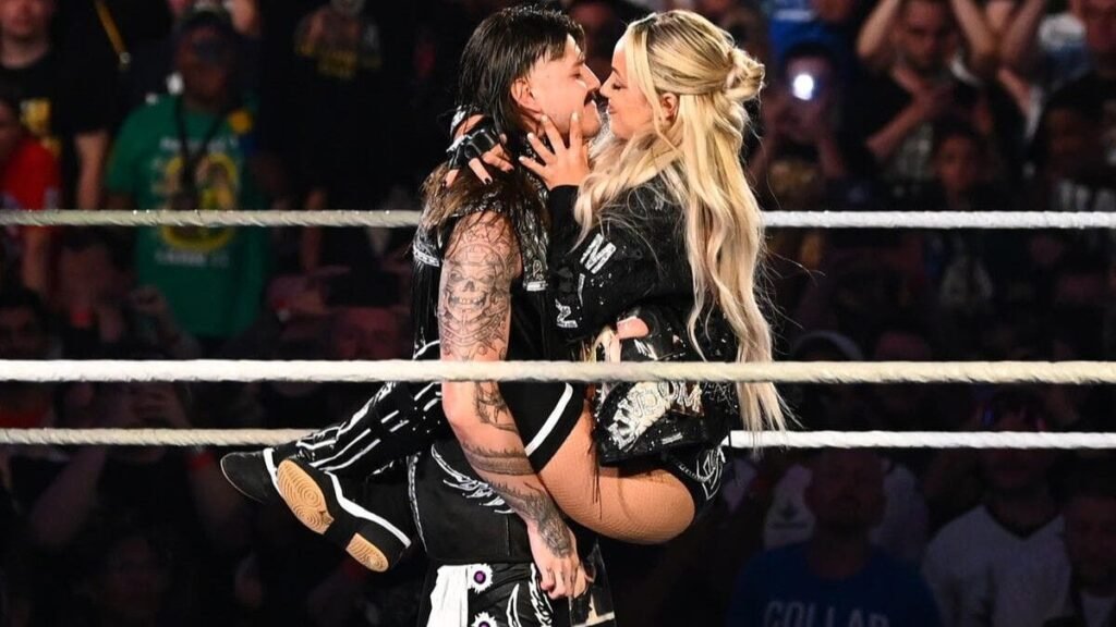 Liv Morgan shares subtle intimate moment with Dominik Mysterio backstage at WWE RAW
