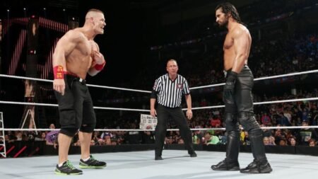 John Cena shows up at Seth Rollins’ wrestling school