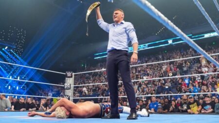 Gunther shows off nasty facial injury ahead of WWE title match at Clash in Italy