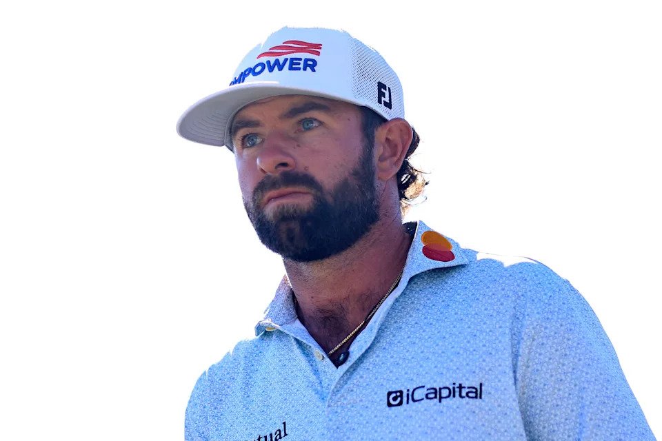 Cameron Young of the United States looks on from the 14th hole during the third round of the Cadillac Championship 2026 at Trump National Doral Miami on May 02, 2026 in Doral, Florida.