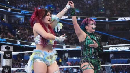 IYO SKY has emotional reaction at end of Asuka match in new backstage footage