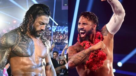 Jey Uso Has To Hide From Camera After Laughing At Roman Reigns On WWE RAW