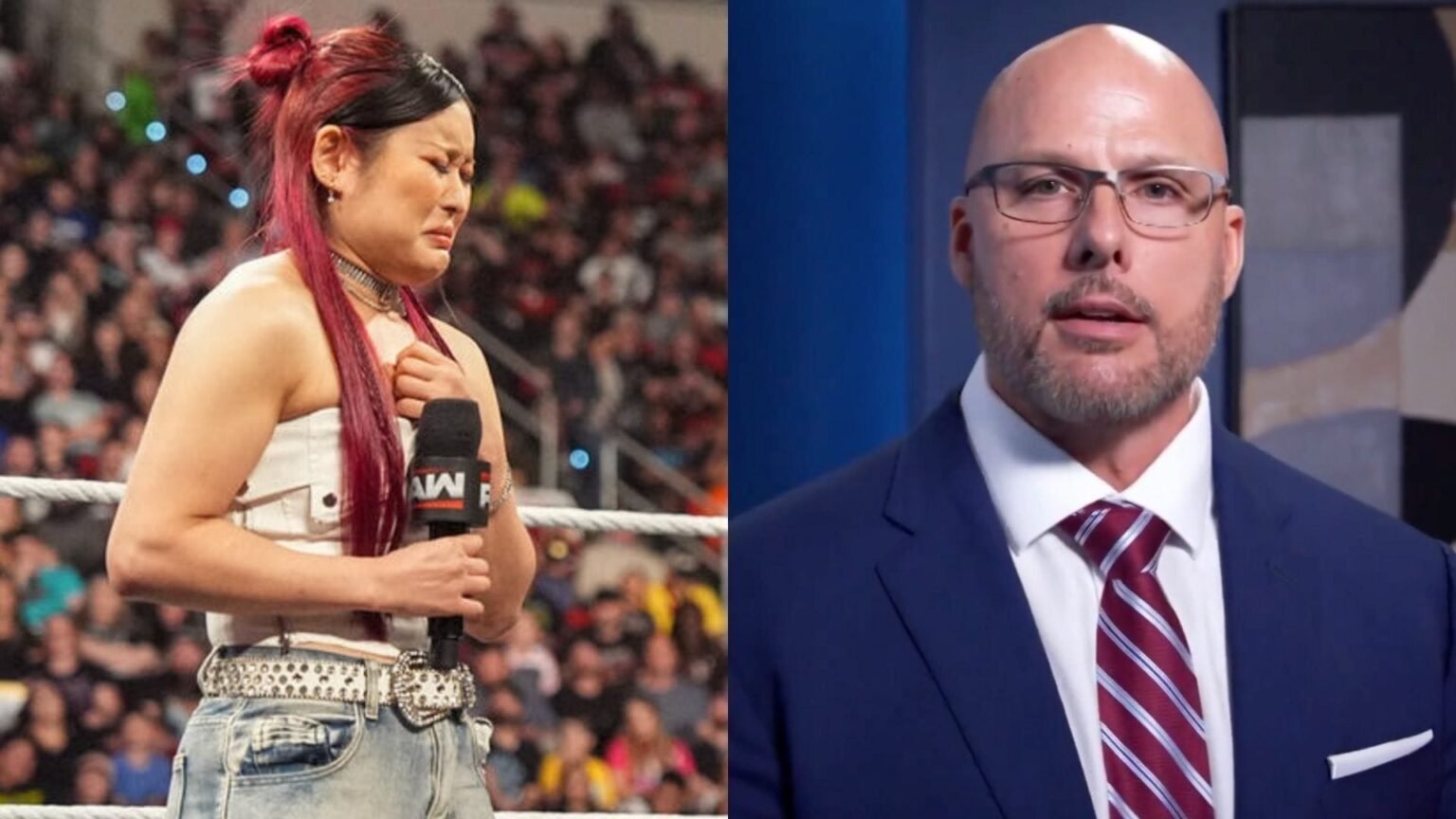 Adam Pearce sends three-word message following IYO SKY’s marriage announcement