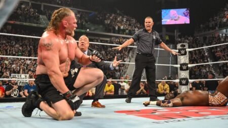 WWE’s ‘Oh Sh-t’ Moment of the Week (May 31-June 4): Brock Lesnar Ends Oba Femi’s Streak